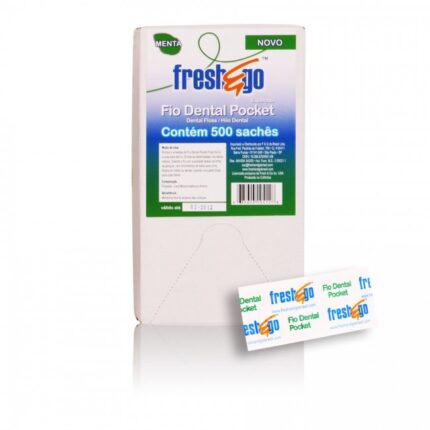 FIO DENTAL POCKET FRESH E GO – 500 SACHÊS