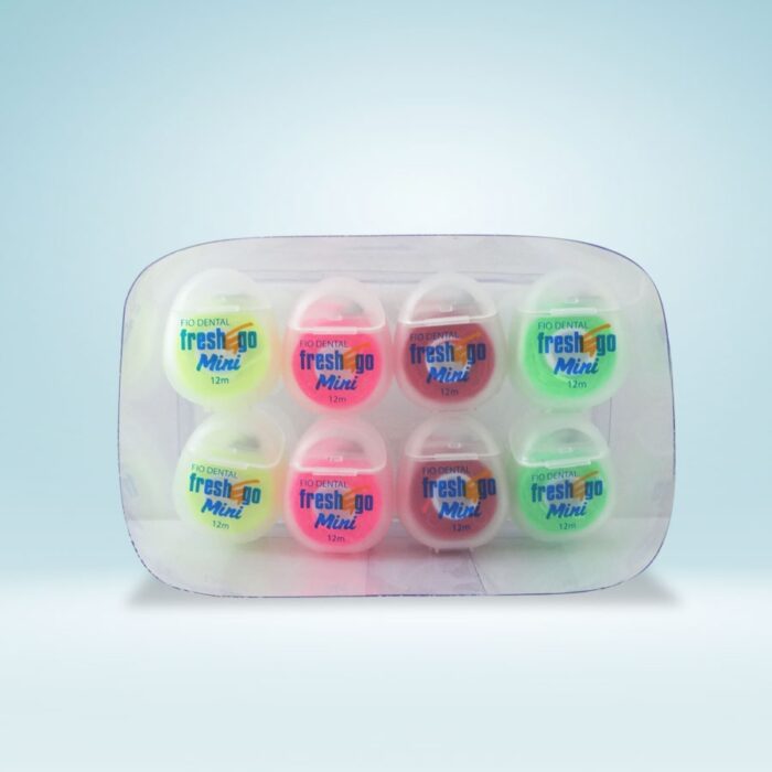FIO DENTAL MINI 12 M – BOX COM 8 UNIDADES - Imagem 1